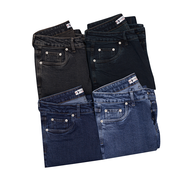 شلوار راسته مردانه برند یو اس پولو مدل 30831F2 عکس رنگبندی شلوار راسته مردانه برند یو اس پولو مدل 30831F2 سرمهای آبی روشن آبی تیره خاکستری