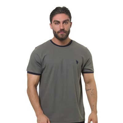 عکس تیشرت مردانه برند یو اس پولو مدل 3101G1 سبز