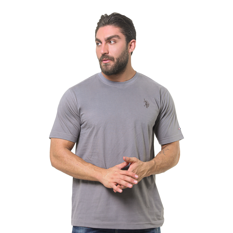 31045G1-6 عکس جدول سایز تیشرت مردانه برند یو اس پولو مدل 31045G1 طوسی