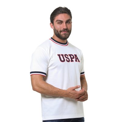 عکس تیشرت مردانه برند یو اس پولو مدل 31045G3 سفید