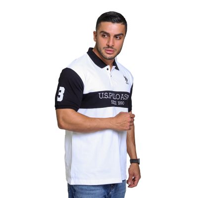 عکس پولوشرت مردانه برند یو اس پولو مدل 3127G6 مشکی