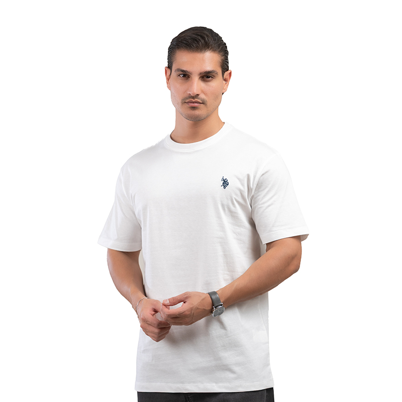 تیشرت مردانه برند یو اس پولو مدل 3107H3POLO عکس مدل تیشرت مردانه برند یو اس پولو مدل 3107H3POLO سفید
