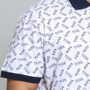 عکس نمای نزدیک پولوشرت مردانه برند یو اس پولو مدل 3127G7US